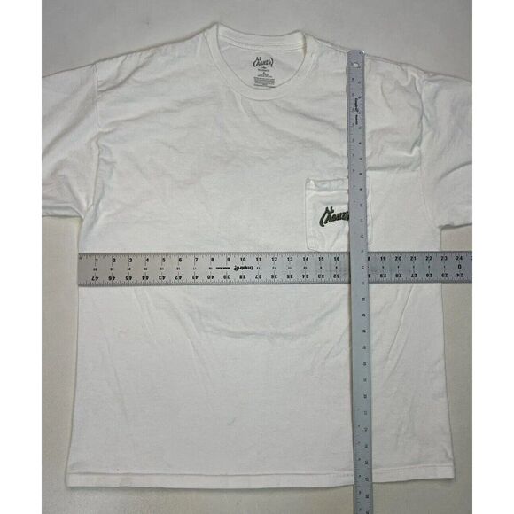 Al Agnew 2007 Fish Graphic Pocket T-shirt Men XL White Short Sleeve - Picture 8 of 8